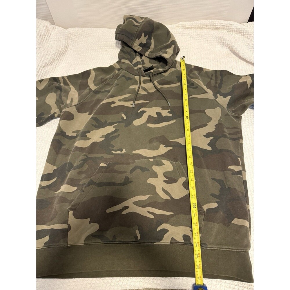 CSG Men's Green Camo Fleece Pullover Hoodie 3XL Big & Tall Pockets Drawstring - Picture 9 of 11